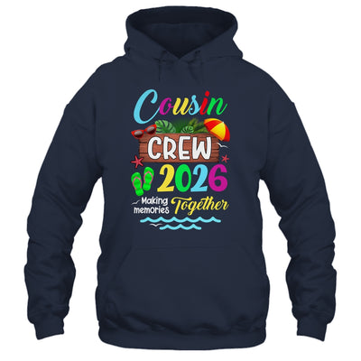 Cousin Crew 2026 Summer Vacation Beach Family Trip Matching Shirt & Tank Top | teecentury