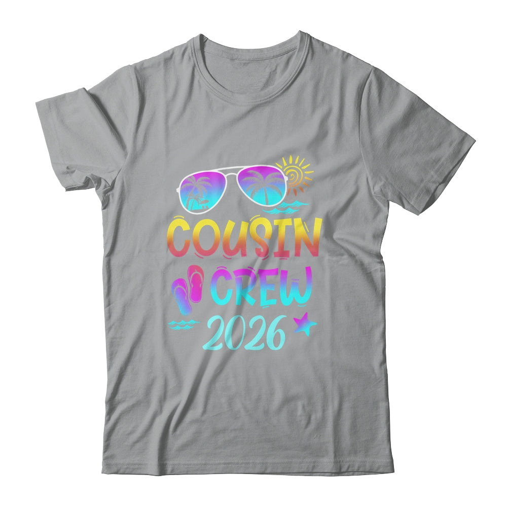 Cousin Crew 2026 Summer Vacation Family Matching Cousin Shirt & Tank Top | teecentury