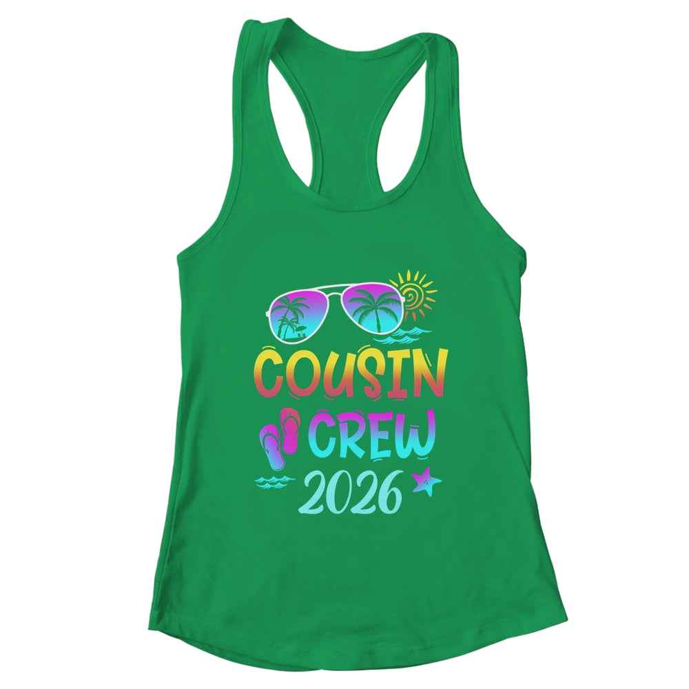 Cousin Crew 2026 Summer Vacation Family Matching Cousin Shirt & Tank Top | teecentury