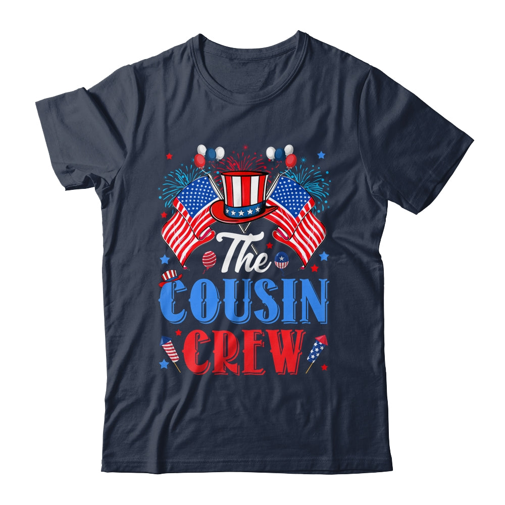 Cousin Crew 4th Of July Family Matching Group Cousin Crew Shirt & Tank Top | teecentury