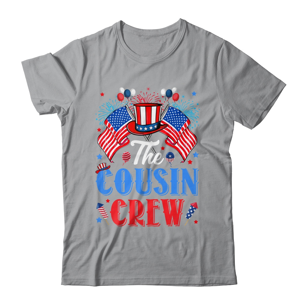Cousin Crew 4th Of July Family Matching Group Cousin Crew Shirt & Tank Top | teecentury