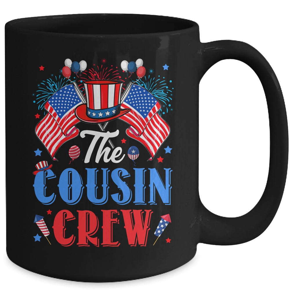 Cousin Crew 4th Of July Family Matching Group Cousin Crew Mug | teecentury