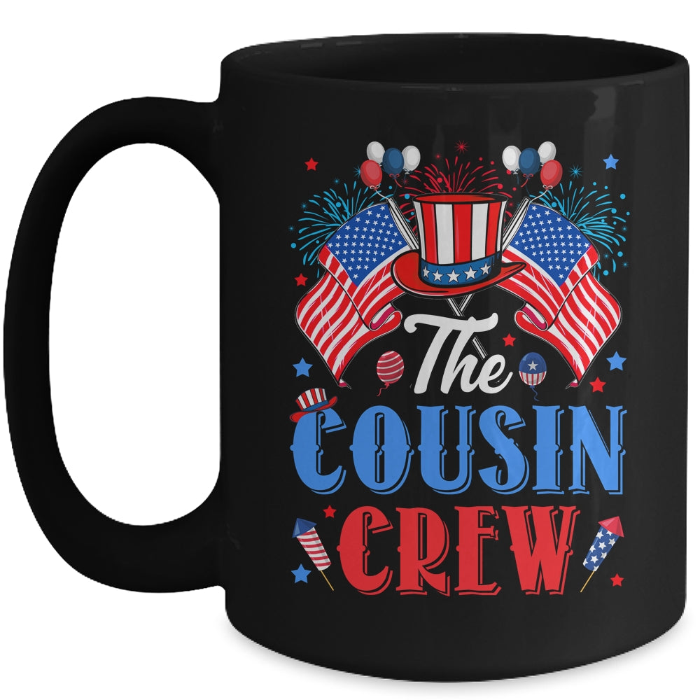 Cousin Crew 4th Of July Family Matching Group Cousin Crew Mug | teecentury