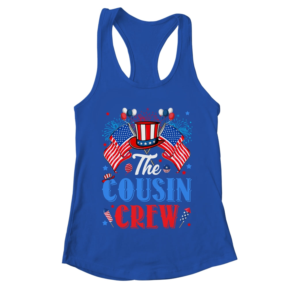 Cousin Crew 4th Of July Family Matching Group Cousin Crew Shirt & Tank Top | teecentury