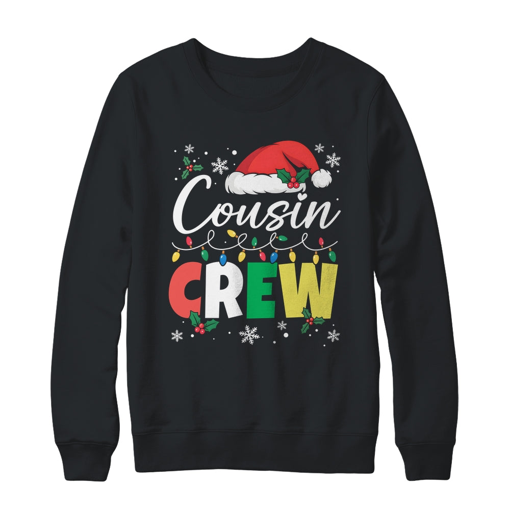 Cousin Crew Christmas Family Matching Boys Girls Kids Shirt & Sweatshirt | teecentury