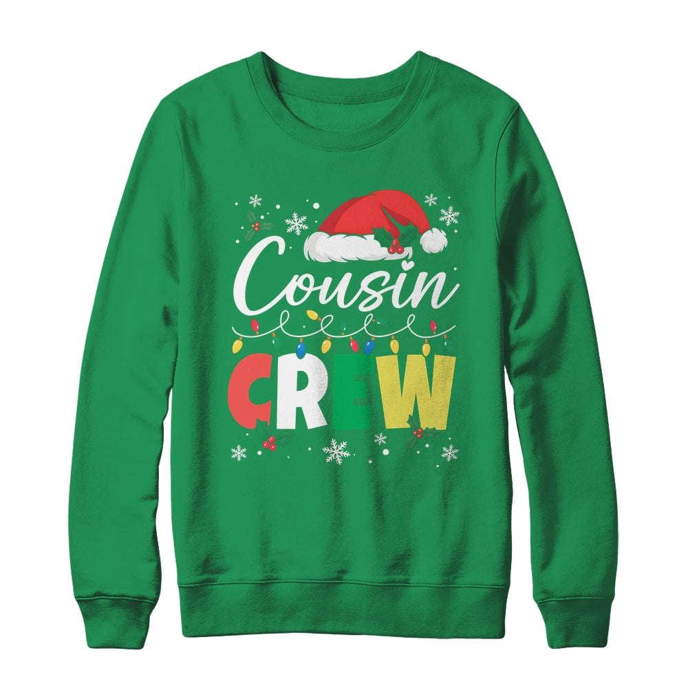 Cousin Crew Christmas Family Matching Boys Girls Kids Shirt & Sweatshirt | teecentury