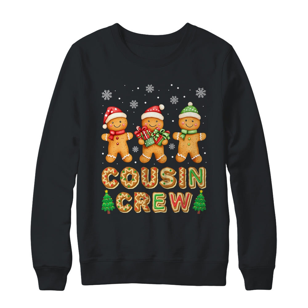 Cousin Crew Christmas Kids Cousins Gingerbread Man Family Shirt & Sweatshirt | teecentury