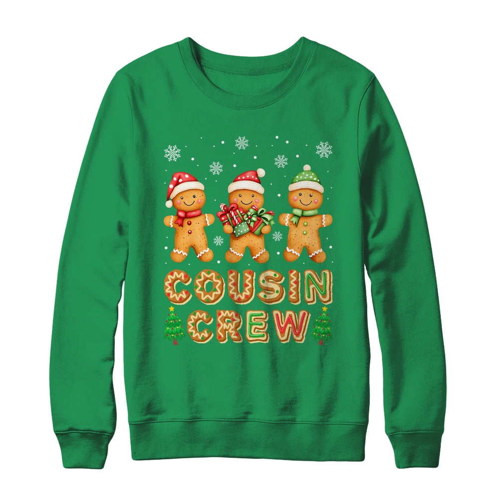 Cousin Crew Christmas Kids Cousins Gingerbread Man Family Shirt & Sweatshirt | teecentury