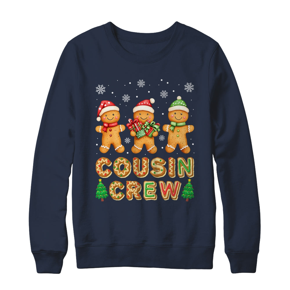 Cousin Crew Christmas Kids Cousins Gingerbread Man Family Shirt & Sweatshirt | teecentury