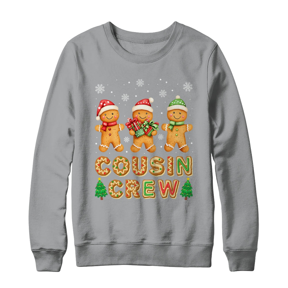 Cousin Crew Christmas Kids Cousins Gingerbread Man Family Shirt & Sweatshirt | teecentury
