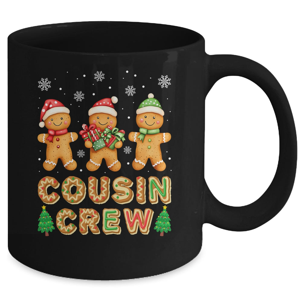 Cousin Crew Christmas Kids Cousins Gingerbread Man Family Mug | teecentury