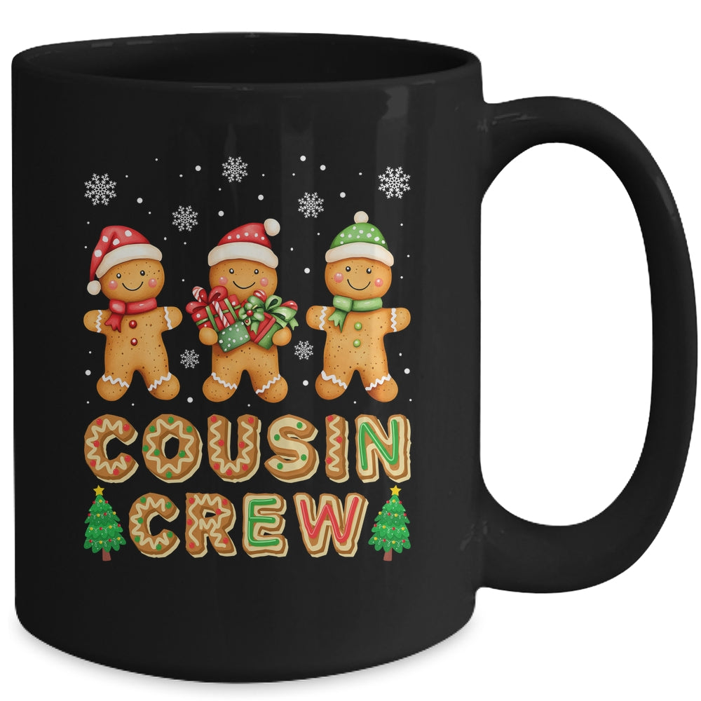 Cousin Crew Christmas Kids Cousins Gingerbread Man Family Mug | teecentury