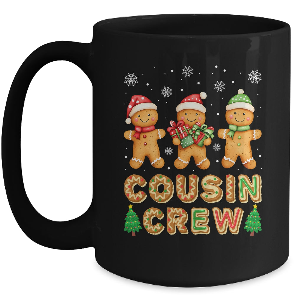 Cousin Crew Christmas Kids Cousins Gingerbread Man Family Mug | teecentury