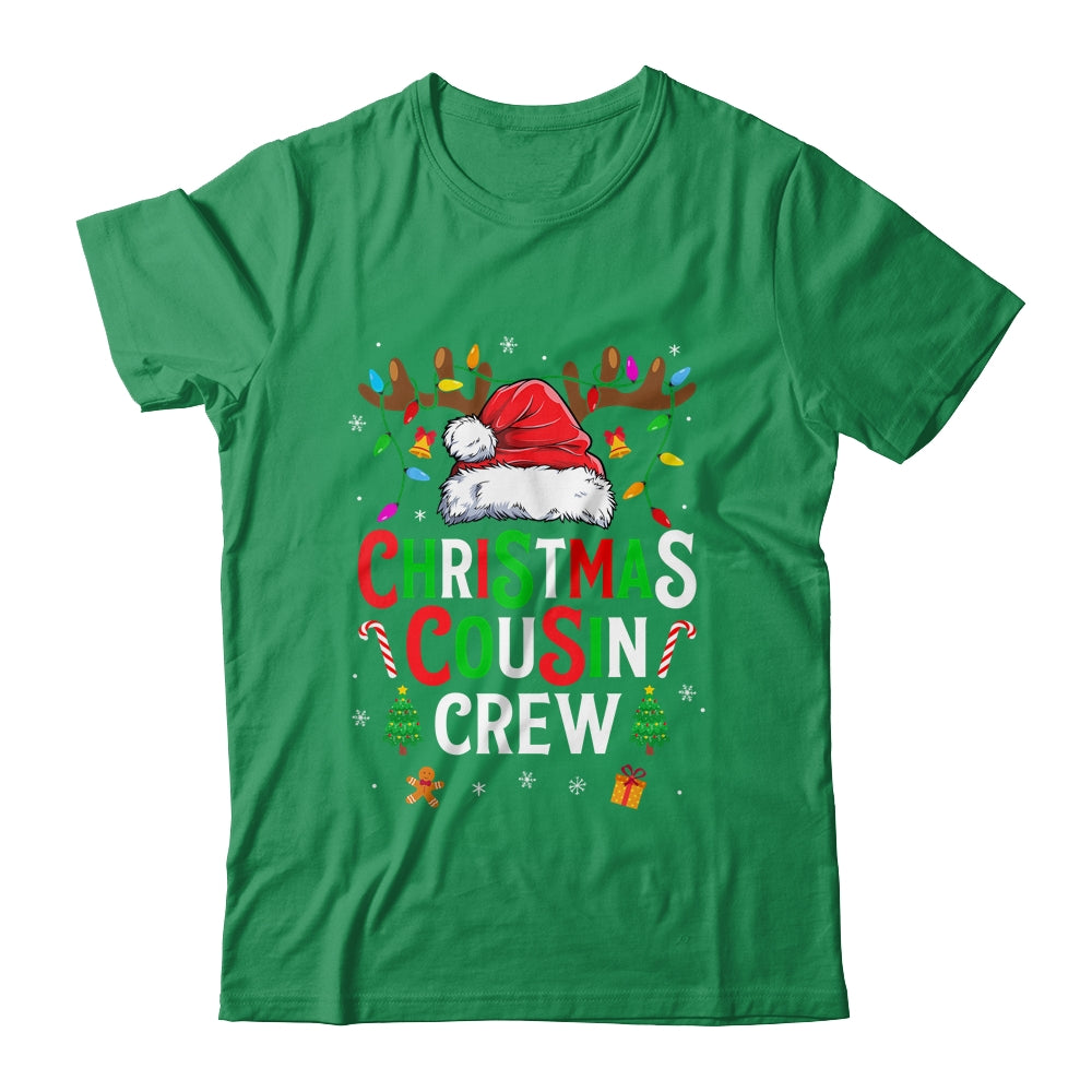 Cousin Crew Christmas Santa Squad Reindeer Party Boys Girls Shirt & Sweatshirt | teecentury