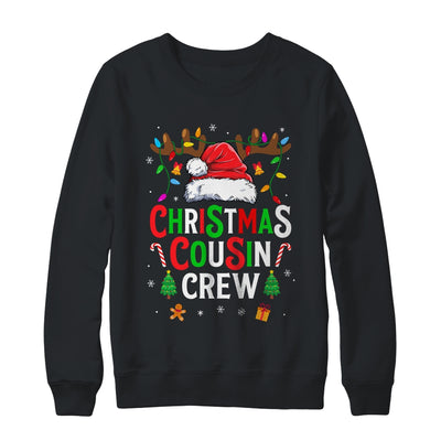 Cousin Crew Christmas Santa Squad Reindeer Party Boys Girls Shirt & Sweatshirt | teecentury