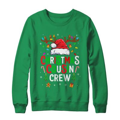 Cousin Crew Christmas Santa Squad Reindeer Party Boys Girls Shirt & Sweatshirt | teecentury