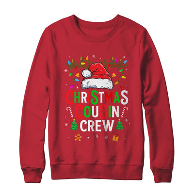 Cousin Crew Christmas Santa Squad Reindeer Party Boys Girls Shirt & Sweatshirt | teecentury