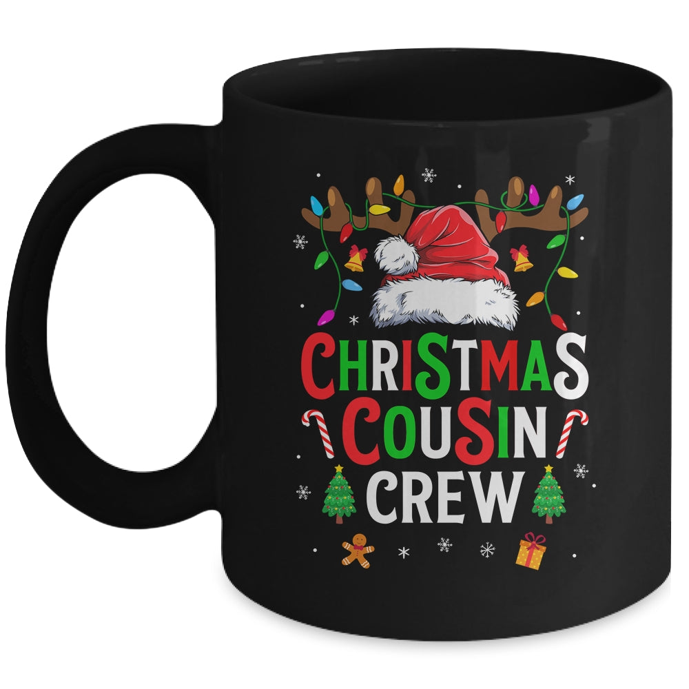 Cousin Crew Christmas Santa Squad Reindeer Party Boys Girls Mug | teecentury
