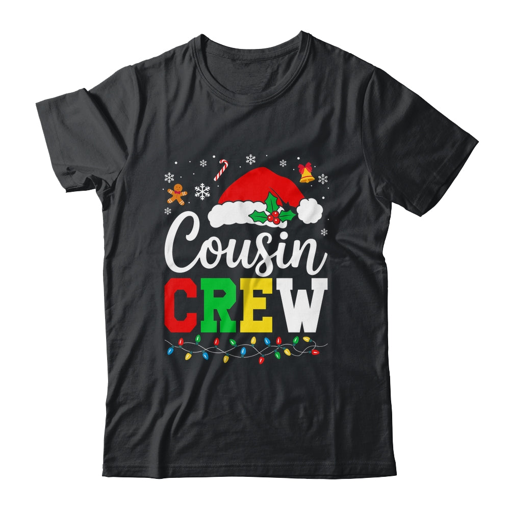 Cousin Crew Christmas Xmas Lights Family Matching Men Women Shirt & Sweatshirt | teecentury