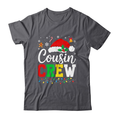 Cousin Crew Christmas Xmas Lights Family Matching Men Women Shirt & Sweatshirt | teecentury