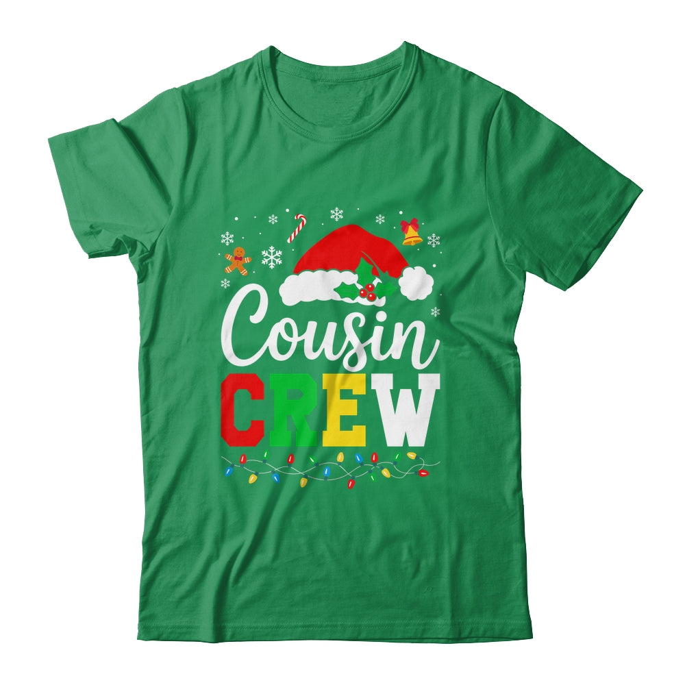 Cousin Crew Christmas Xmas Lights Family Matching Men Women Shirt & Sweatshirt | teecentury