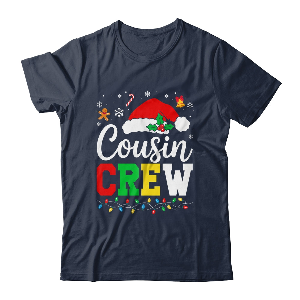 Cousin Crew Christmas Xmas Lights Family Matching Men Women Shirt & Sweatshirt | teecentury