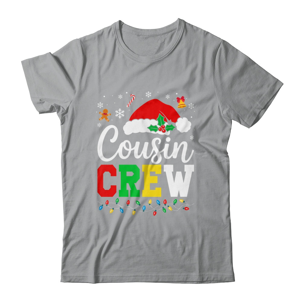 Cousin Crew Christmas Xmas Lights Family Matching Men Women Shirt & Sweatshirt | teecentury