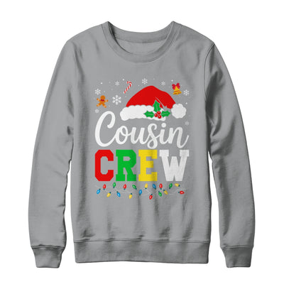 Cousin Crew Christmas Xmas Lights Family Matching Men Women Shirt & Sweatshirt | teecentury