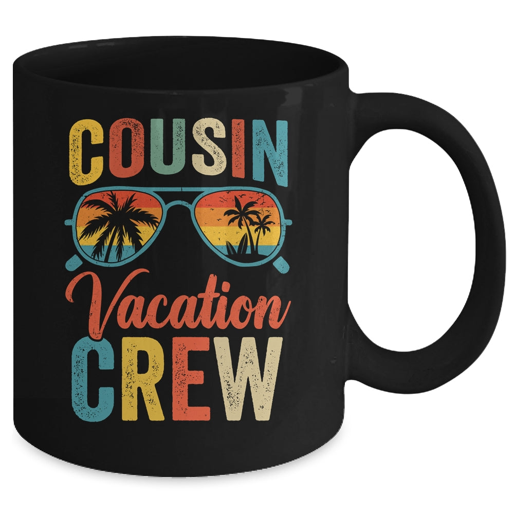 Cousin Crew Family Vacation Summer Sunglasses Beach Vacation Mug | teecentury
