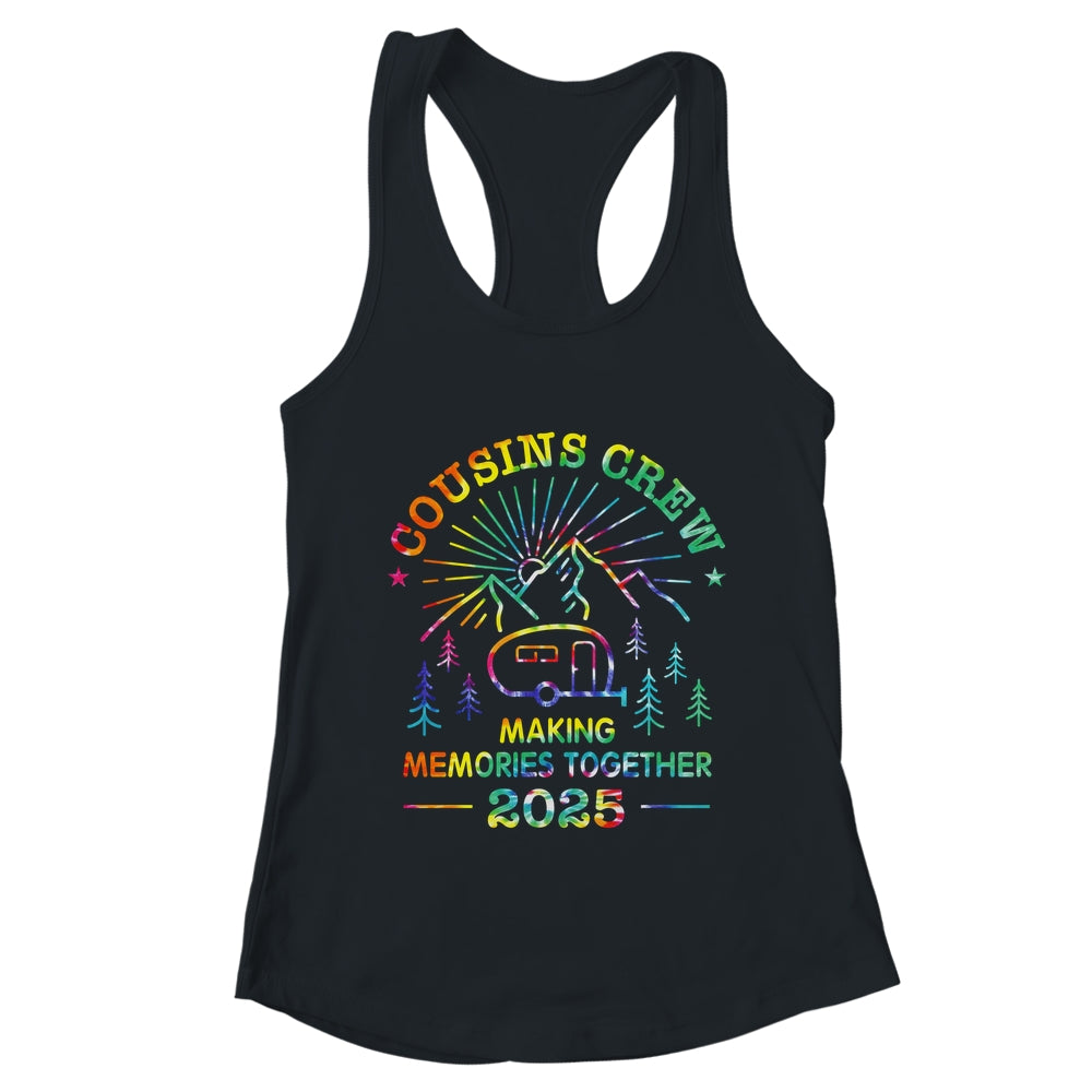 Cousin Crew Making Memories 2025 Family Reunion Trip Camping Shirt & Tank Top | teecentury