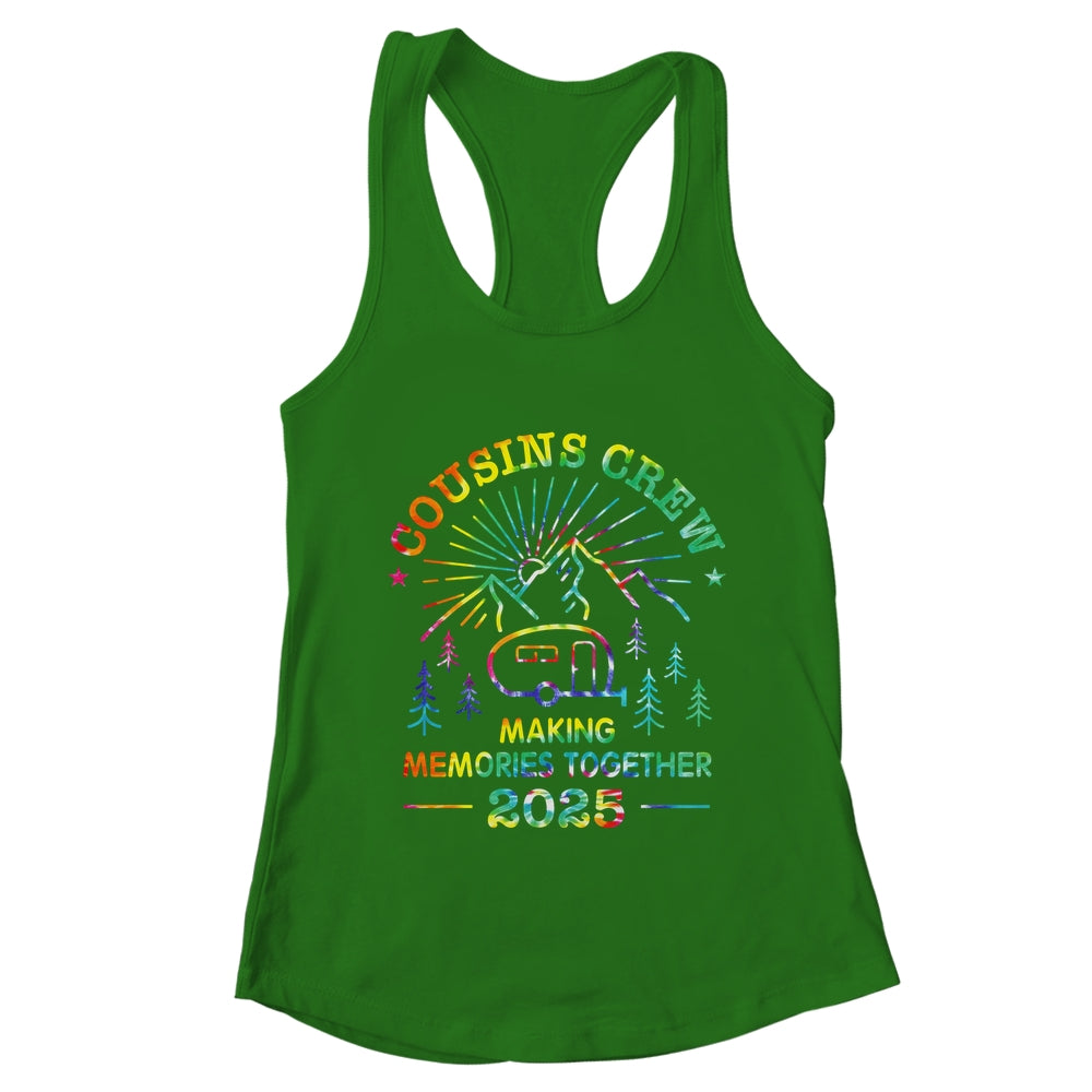 Cousin Crew Making Memories 2025 Family Reunion Trip Camping Shirt & Tank Top | teecentury