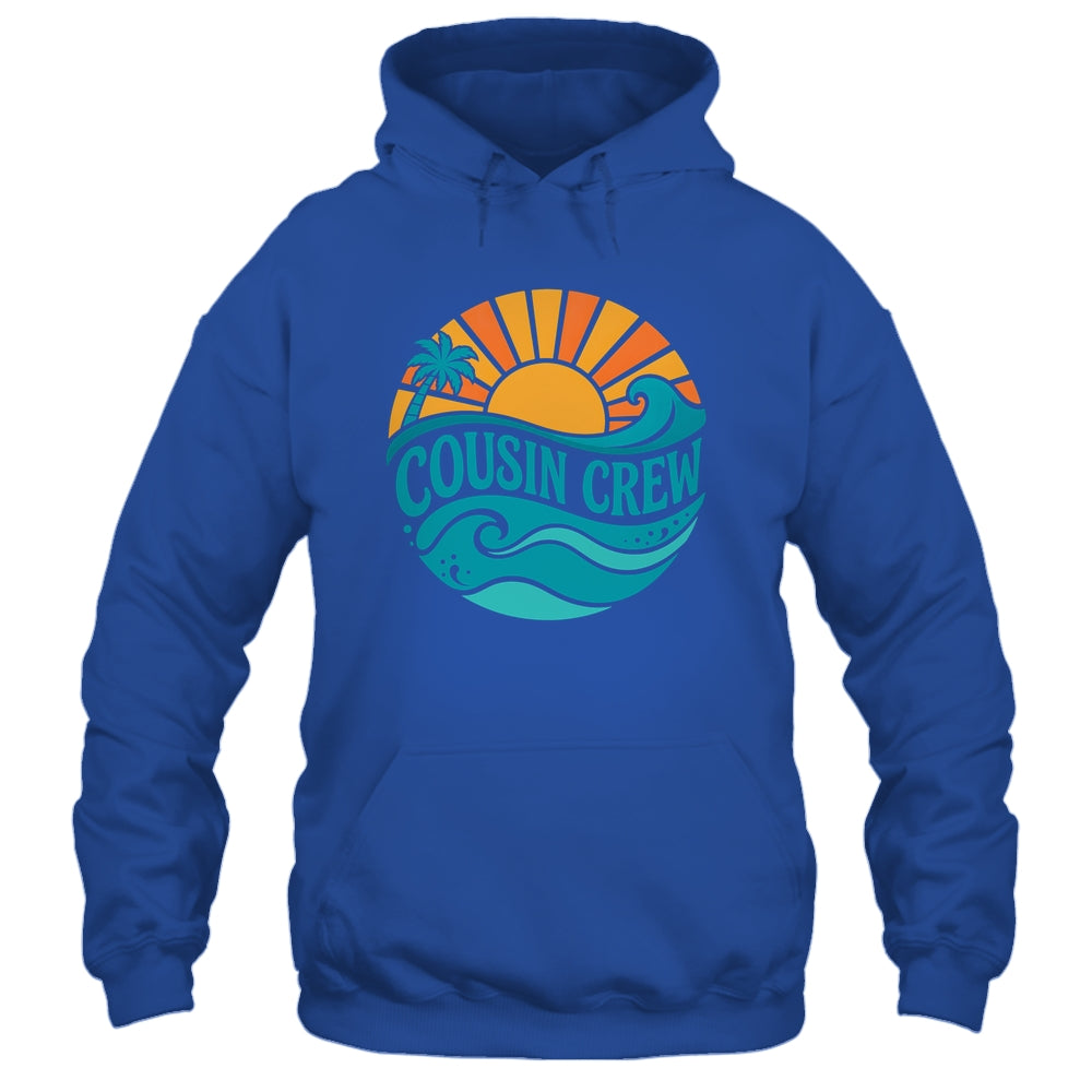 Cousin Crew Vintage Sunset Ocean Wave Cruising Summer Trip Shirt & Tank Top | teecentury