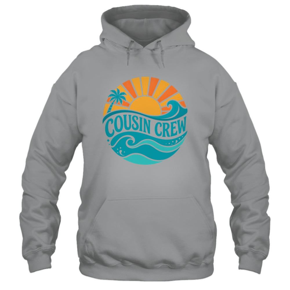 Cousin Crew Vintage Sunset Ocean Wave Cruising Summer Trip Shirt & Tank Top | teecentury