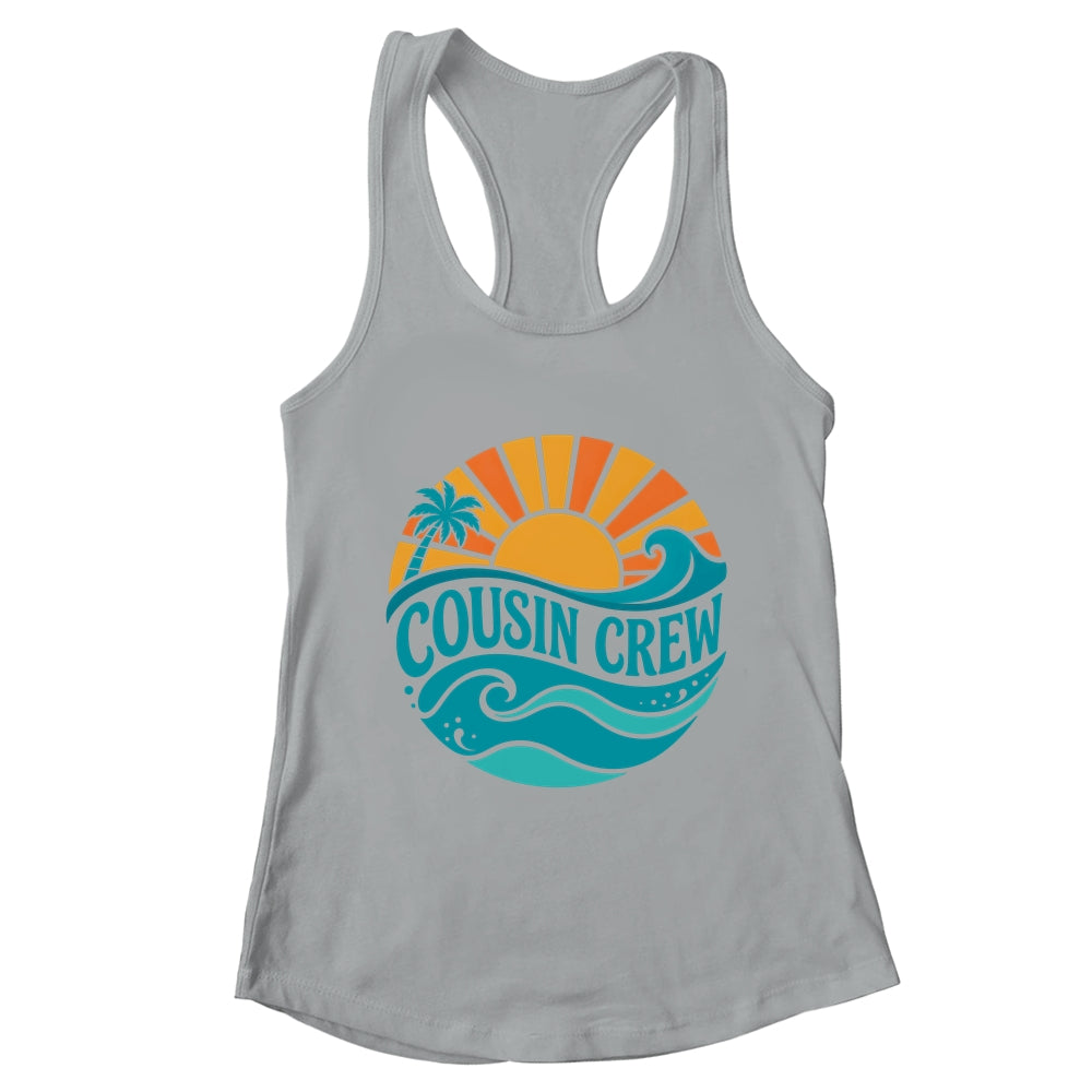 Cousin Crew Vintage Sunset Ocean Wave Cruising Summer Trip Shirt & Tank Top | teecentury