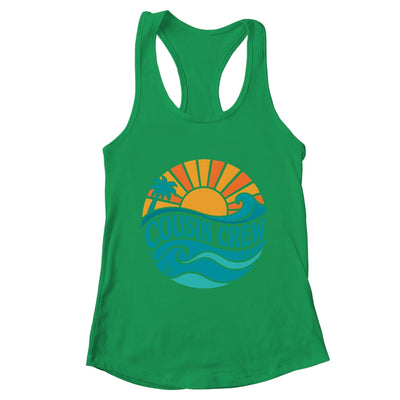 Cousin Crew Vintage Sunset Ocean Wave Cruising Summer Trip Shirt & Tank Top | teecentury