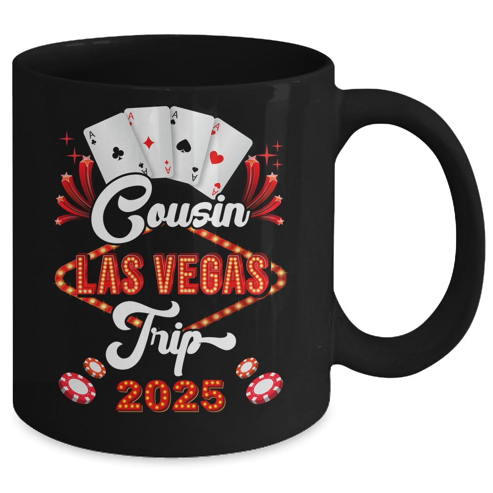 Cousin Las Vegas Trip 2025 Family Squad Vacation Matching Mug | teecentury