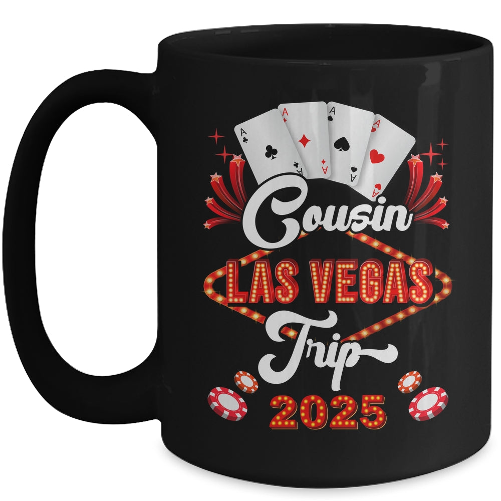 Cousin Las Vegas Trip 2025 Family Squad Vacation Matching Mug | teecentury