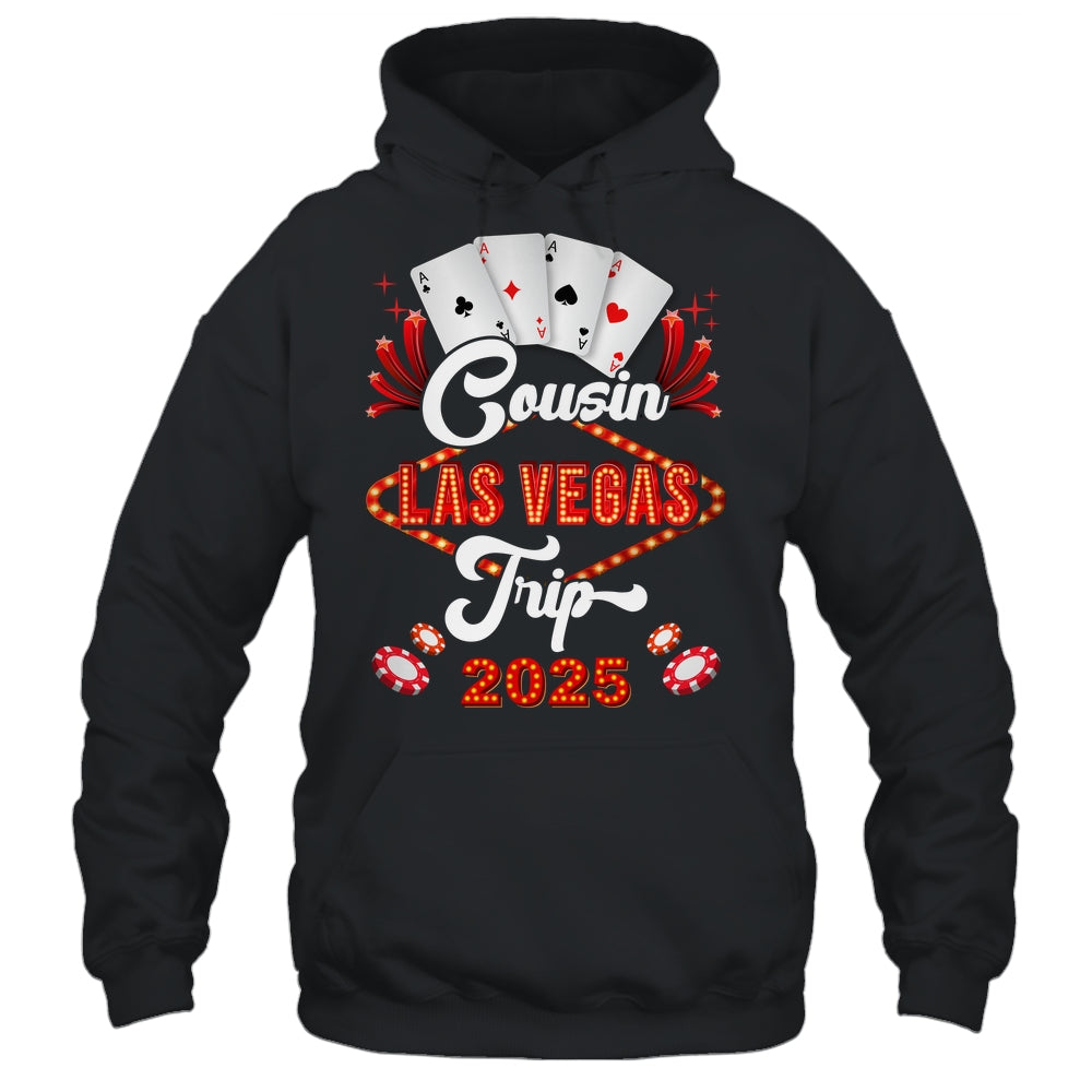 Cousin Las Vegas Trip 2025 Family Squad Vacation Matching Shirt & Tank Top | teecentury