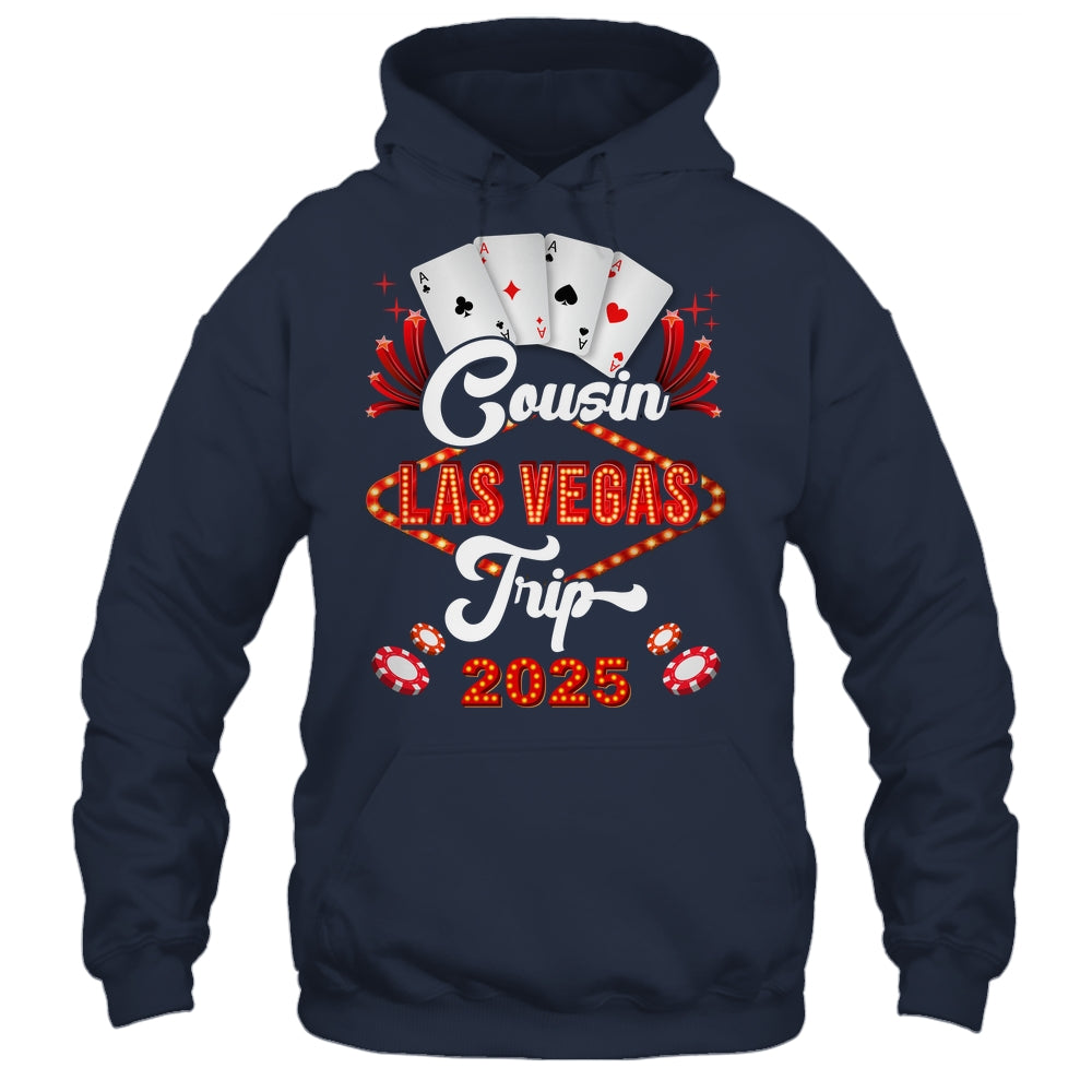 Cousin Las Vegas Trip 2025 Family Squad Vacation Matching Shirt & Tank Top | teecentury