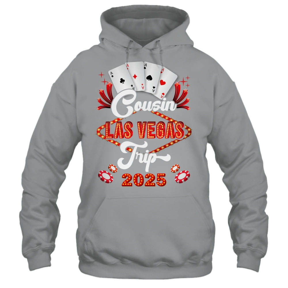 Cousin Las Vegas Trip 2025 Family Squad Vacation Matching Shirt & Tank Top | teecentury