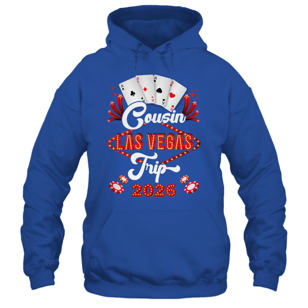 Cousin Las Vegas Trip 2026 Family Squad Vacation Matching Shirt & Tank Top | teecentury