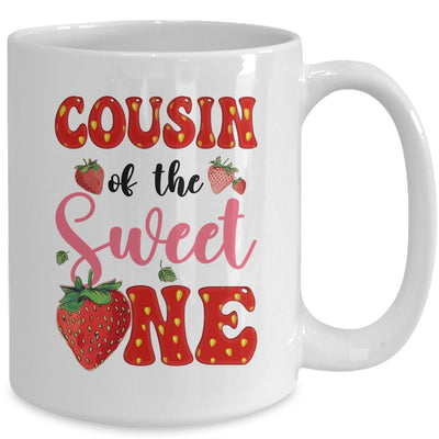 Cousin Of Sweet One Strawberry Frist 1st Birthday Girl Mug | teecentury