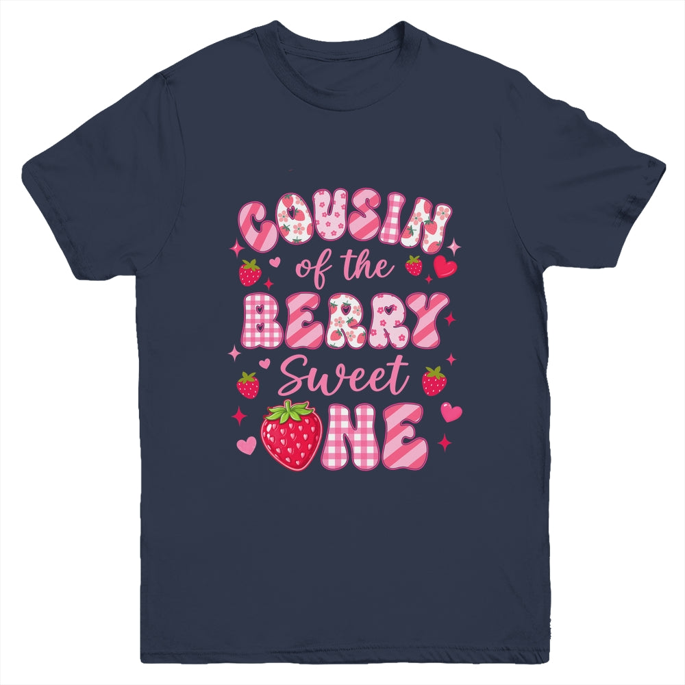 Cousin Of The Berry Sweet One Strawberry First Birthday Youth Shirt | teecentury
