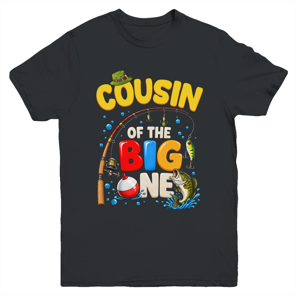 Cousin Of The Big One Fishing Birthday Boy Family Party Youth Shirt | teecentury