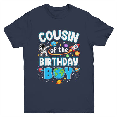 Cousin Of The Birthday Boy Astronaut Family Space Planets Youth Shirt | teecentury