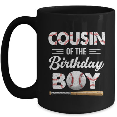 Cousin Of The Birthday Boy Baseball Matching Family Party Mug | teecentury