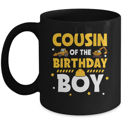 Cousin Of The Birthday Boy Construction Worker Family Party Mug | teecentury