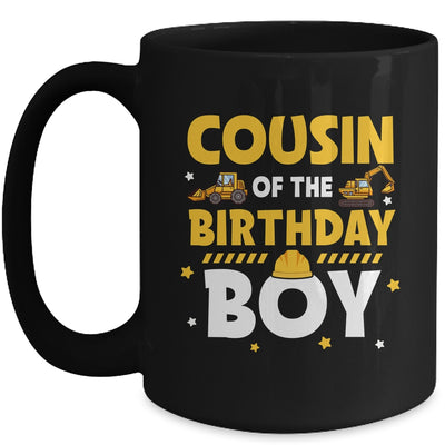 Cousin Of The Birthday Boy Construction Worker Family Party Mug | teecentury