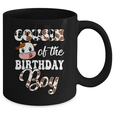 Cousin Of The Birthday Boy Cow Farm 1st Birthday Boy Mug | teecentury