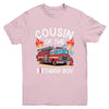 Cousin Of The Birthday Boy Fire Truck Firefighter 1st Party Youth Shirt | teecentury
